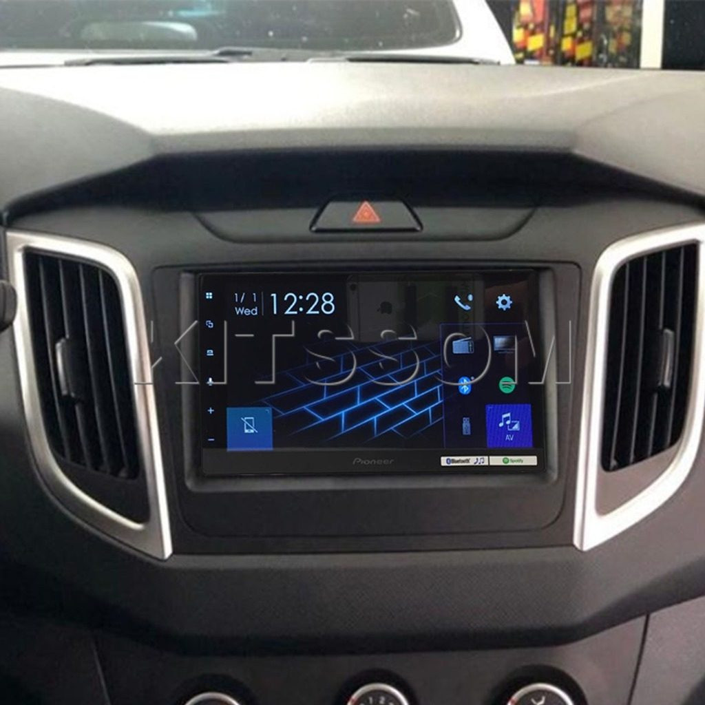 Multimídia Pioneer Creta 2015 2016 2017 2018 2019 2020 Carplay Android Auto TV 7"