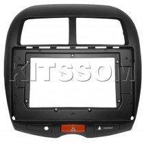 Moldura 10 Polegadas MITSUBISHI AXS 2010 2011 2012 2013 2014 2015 2016 2017 2018 2019 2020