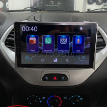 Multimídia Ford Ka 2018 2019 2020 2021 com Botão KS Connect Carplay 9"